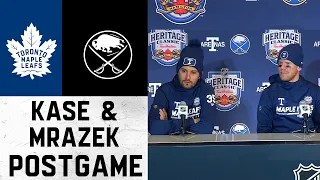 Peter Mrazek & Ondrej Kase Post Game | Toronto Maple Leafs vs Buffalo Sabres | March 13, 2022