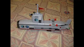 Собираем LEGO Submarine из серии Combat Zones