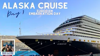 Embarkation Day in Seattle for an Alaska Cruise on the Holland America Eurodam