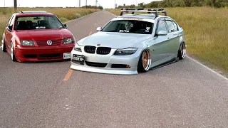 Bagged Bmw E90 ft Bagged VW