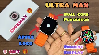 MT8 Ultra Max New Edge to Edge Ultra Watch | Apple Logo Ultra Watch | #gujjutechnotalks #mt8ultamax