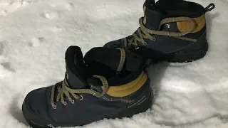 Quechua Snow Hiking Shoes SH100. Review & Testing On Snow.