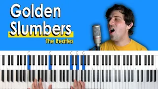 How To Play "Golden Slumbers" by The Beatles [Piano Tutorial/Chords for Singing]