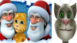 Santa🎅🎅🎅Meets Ginger🐈🐈🐈VS Talking Santa🎅🎅🎅VS Talking Tom Cat 1🐈🐈🐈Classic Gameplay🎮🎮🎮