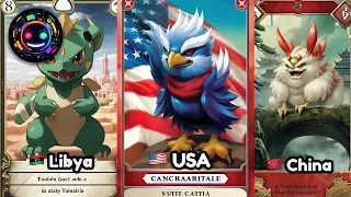 Asking AI To Create A Pokemon Trading Card For Different Countries (204 Countries)