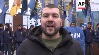 Ukrainian far-right demands action against Russia