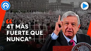 Existe una amplia mayoría apoyando a la Cuarta Transformación: AMLO