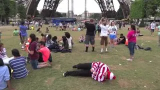 Harlem Shake under the Eiffel Tower with Waldo