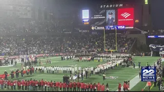 New England and Dallas fans honor fallen Worcester firefighter