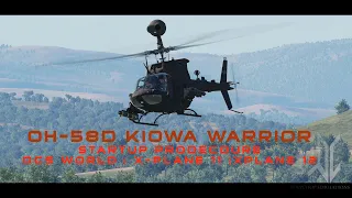 OH-58D Kiowa Startup Procedure | X-plane11 | X-Plane 12 | DCS WORLD Short