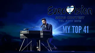 MY TOP 41: Eurovision 2019