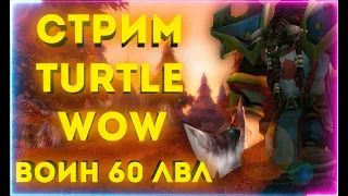 Стрим  Turtle WoW воин 60 лвл