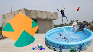 Kite Vs Swimming Pool Part 2 | Kite Flying