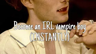 ¡BAT BOY! MALE VAMPIRE BEAUTY SUBLIMINAL (INSTANT RESULTS)