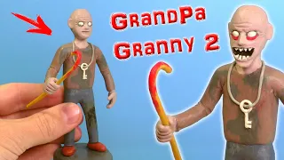 Making GRANDPA - GRANNY 2 with Clay