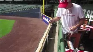 Using the "glove trick" at Miller Park