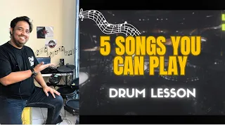 5 Songs you can Play with this Beat | Lesson by Tarun Donny