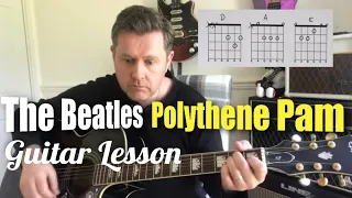 The Beatles - Polythene Pam - Acoustic Guitar Lesson (Chord Boxes)