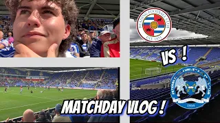 AWAY FAN JUMPS INTO HOME END ! Reading vs Peterborough matchday vlog
