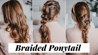 Braided Ponytail Hairstyles Tutorial