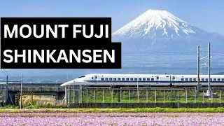 View of Mount Fuji from the #Shinkansen bullet train. Kyoto to Tokyo  #japan #trains