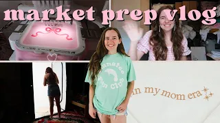 PREP FOR TWO MARKET WEEKEND | Collective Corner & 904 Pop Up | Embroidery | Studio Vlog #50