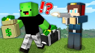 JJ Police vs Mikey Bandit in Minecraft - Maizen