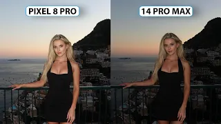 Google Pixel 8 Pro VS iPhone 14 Pro Max Camera Comparison | 50MP Vs 48MP