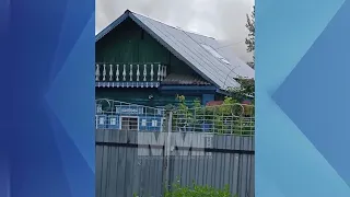 Взрывы на разрезах видны в городе