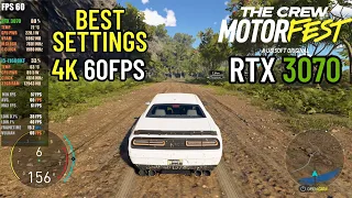 The Crew Motorfest Closed Beta |  Best Graphics Settings Guide ★ RTX 3070 [4K, 60FPS]