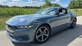 ALL NEW 2024 FORD MUSTANG FASTBACK - National Rental Car - Review and quick tour