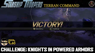 [Full Gameplay]: Starship Troopers: Terran Command - Challenge Mission - Knights in Powered Armor