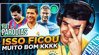 REACT - CR7 canta CARA BACANA | Paródia MC G15 | FutParódias