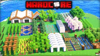 I Built 20 REALISTIC Farms in Minecraft Hardcore
