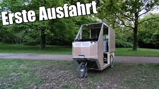 Erste Ausfahrt / Ausführliche Outdoor Testtour im Velocar V2 E-Bike Trike Camper