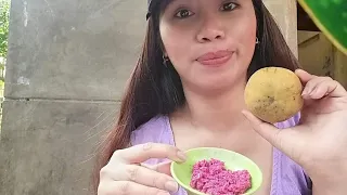 EATING SANTOL WITH PINK SHRIMP||JENN THE SURVIVOR