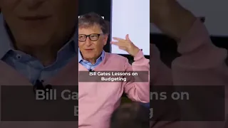 bill gates lessons on budgeting