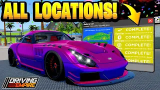 ALL LOCATIONS For NEW Event In Driving Empire!