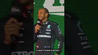 Lewis Hamilton's Safety Car prank on  George Russell "I turn off the traction control" #shorts 😆