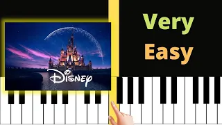 Disney Intro Theme | VERY EASY Piano tutorial