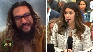 Jason Momoa Camille Vasquez cross examination in Johnny Depp Amber Heard Trial DUB