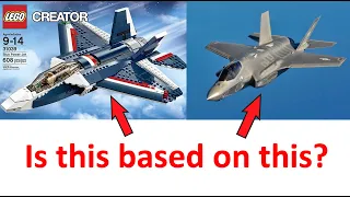 TOP10 LEGO Plane Sets and their Military Equivalent