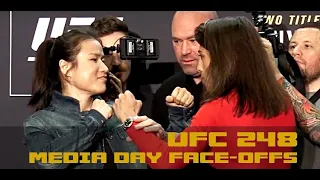 UFC 248 Staredowns: Zhang Weili to Joanna Jedrzejczyk "Shut Up!!!"