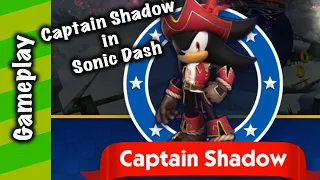 Sonic Dash - Captain Shadow Gameplay!