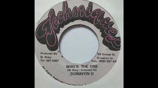 Donovan Adams - Who's The One - Techniques 7inch 197x