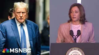 Harris criticizes Trump for promoting video referencing ‘unified Reich’