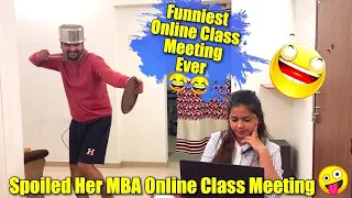 Her Online Meeting Went Funny ! *Hilarious Reactions*
