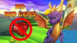 SPYRO CHALLENGE | If I Touch Red Gems, The Game Changes