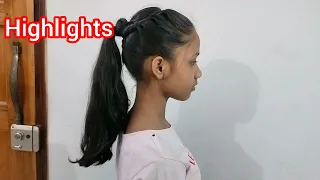 Easy hairstyle for Kids 🌺 Back to school hairstyle 🌺 Little girl hairstyle 🌺 cute hairstyle for girl