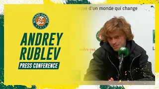 Andrey Rublev - Press Conference after Round 1 I Roland-Garros 2023